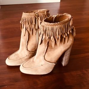 Aquazzura Fringed Booties